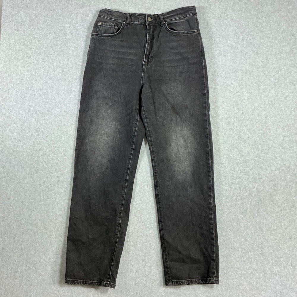 BDG Urban Outfitters Stretch Cowboy Jean Washed Black High Rise Straight Size 31